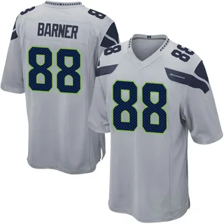 AJ Barner Men's Seattle Seahawks Nike Alternate Jersey - Game Gray