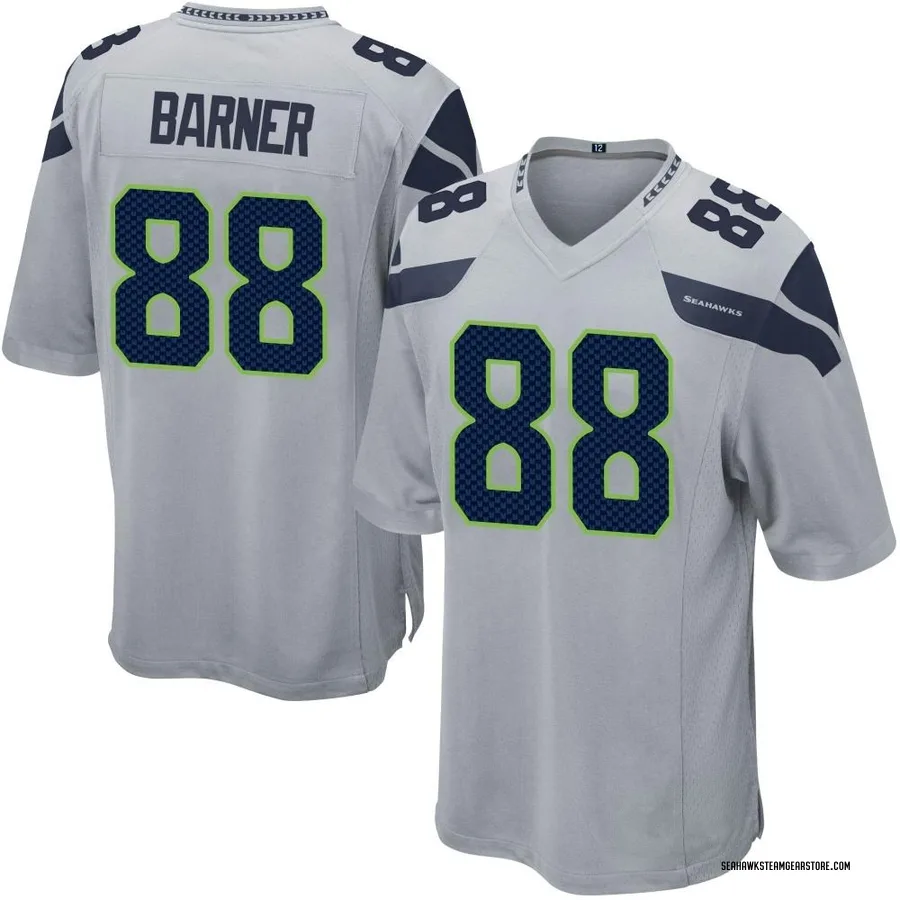 AJ Barner Men's Seattle Seahawks Nike Alternate Jersey - Game Gray