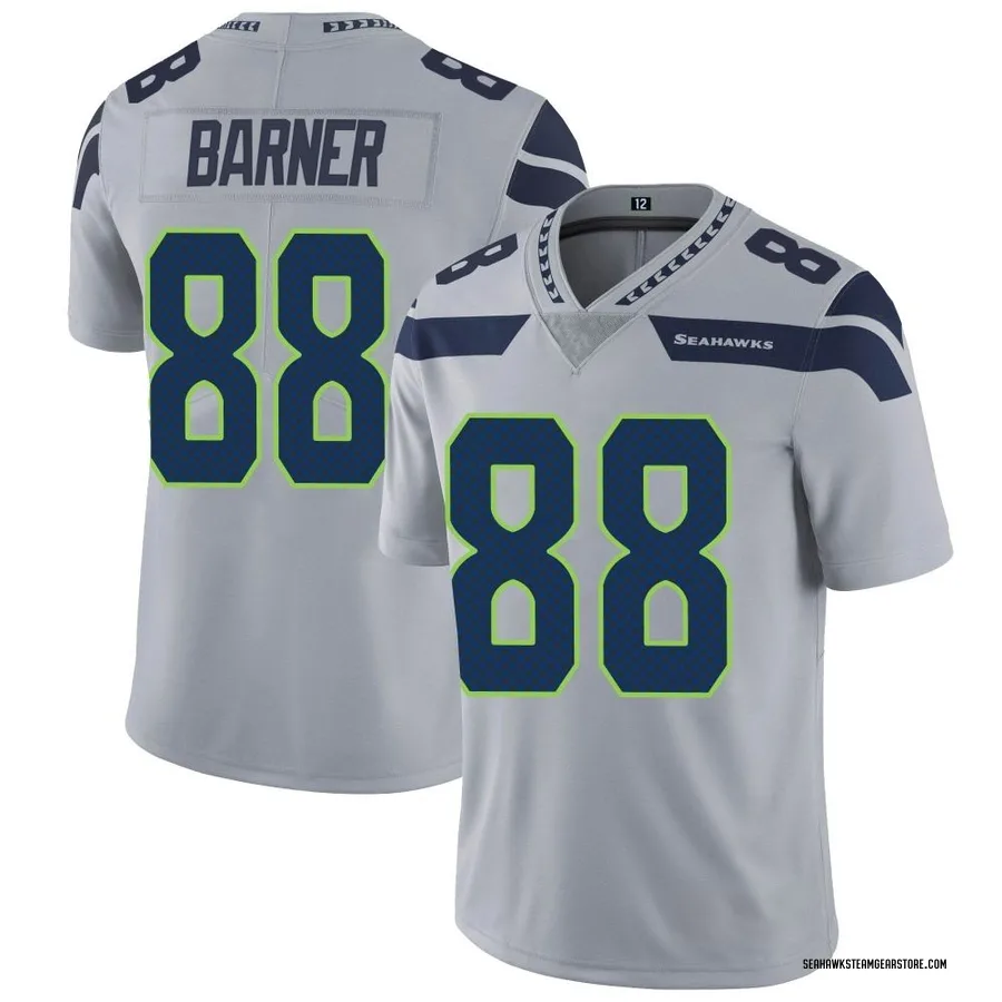 AJ Barner Men's Seattle Seahawks Nike Alternate Vapor Untouchable Jersey - Limited Gray