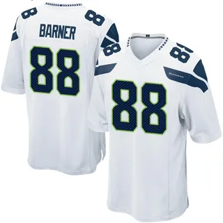AJ Barner Men's Seattle Seahawks Nike Jersey - Game White