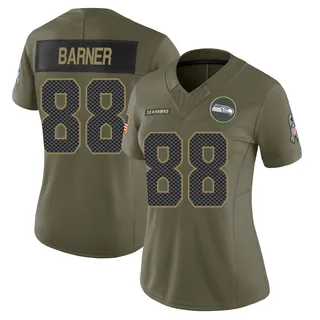 AJ Barner Women's Seattle Seahawks Nike 2025 Salute to Service Jersey - Limited Olive
