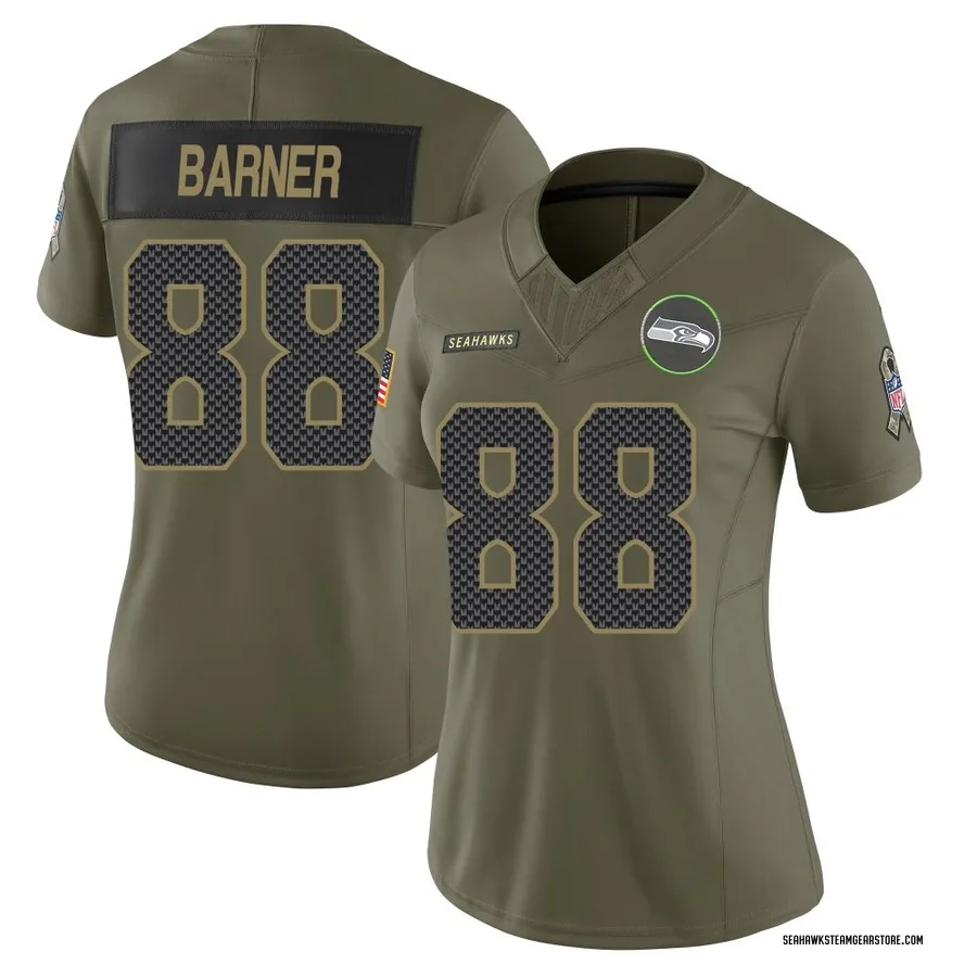 AJ Barner Women's Seattle Seahawks Nike 2025 Salute to Service Jersey - Limited Olive