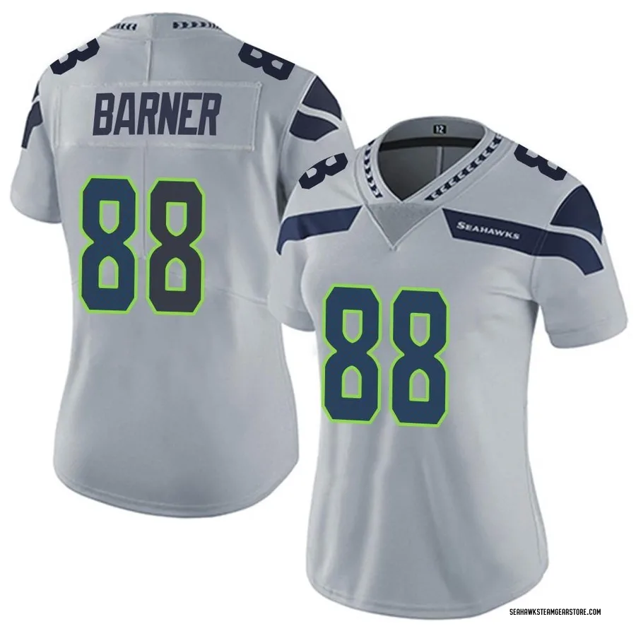 AJ Barner Women's Seattle Seahawks Nike Alternate Vapor Untouchable Jersey - Limited Gray