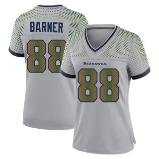 AJ Barner Women's Seattle Seahawks Nike Wolf 2025 Rivalries Collection Jersey - Game Gray