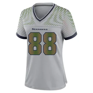 AJ Barner Women's Seattle Seahawks Nike Wolf 2025 Rivalries Collection Jersey - Game Gray