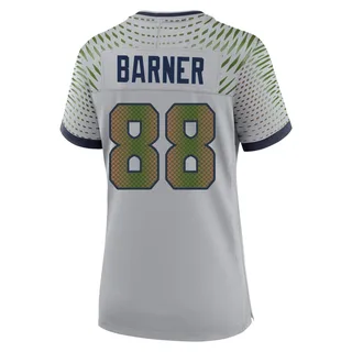 AJ Barner Women's Seattle Seahawks Nike Wolf 2025 Rivalries Collection Jersey - Game Gray