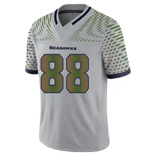 AJ Barner Youth Seattle Seahawks Nike Wolf 2025 Rivalries Collection Jersey - Limited Gray