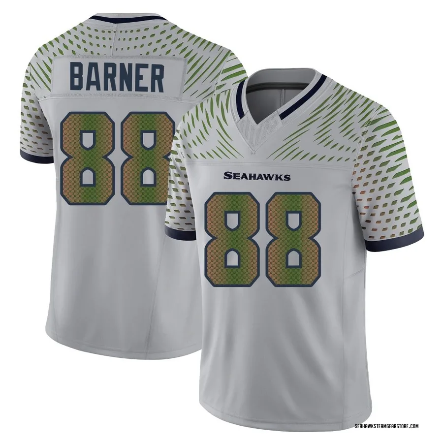 AJ Barner Youth Seattle Seahawks Nike Wolf 2025 Rivalries Collection Jersey - Limited Gray