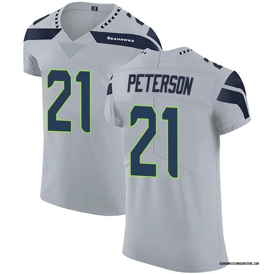 Adrian Peterson Men's Seattle Seahawks Nike Alternate Vapor Untouchable Jersey - Elite Gray