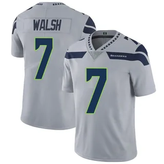 Blair Walsh Youth Seattle Seahawks Nike Alternate Vapor Untouchable Jersey - Limited Gray