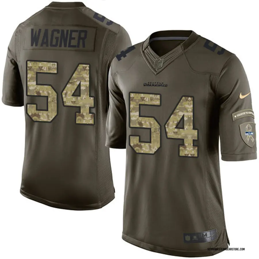 Bobby Wagner Youth Seattle Seahawks Nike Salute to Service Jersey - Limited Green