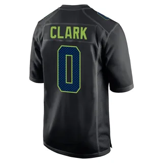 Bud Clark Men's Seattle Seahawks Nike Carbon Fashion Jersey - Game Black