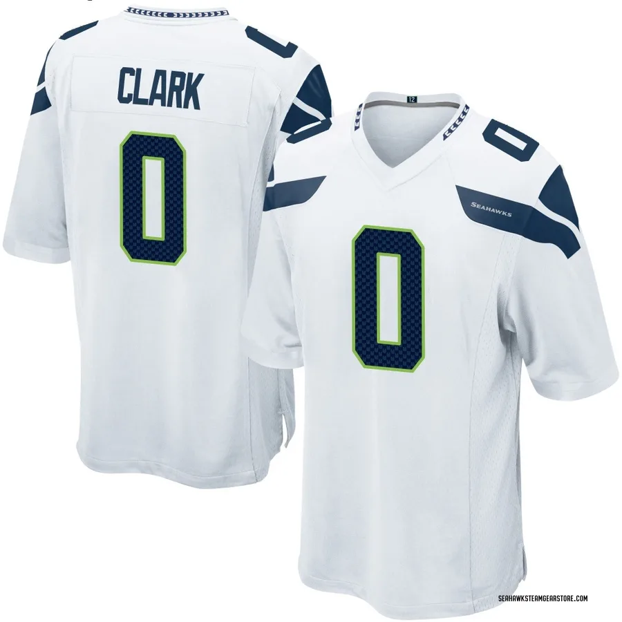 Bud Clark Men's Seattle Seahawks Nike Jersey - Game White