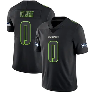 Bud Clark Men's Seattle Seahawks Nike Jersey - Limited Black Impact