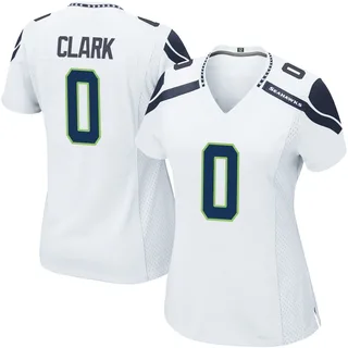 Bud Clark Women's Seattle Seahawks Nike Jersey - Game White