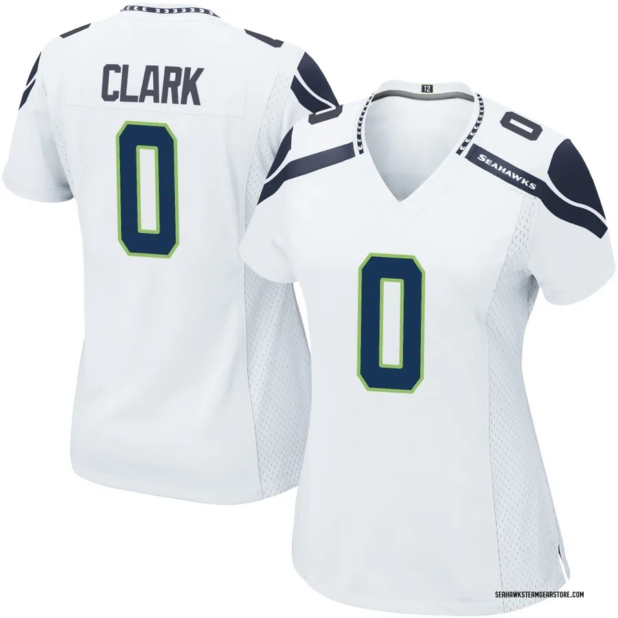 Bud Clark Women's Seattle Seahawks Nike Jersey - Game White