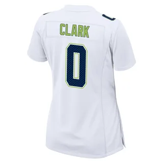Bud Clark Women's Seattle Seahawks Nike Tundra Fashion Jersey - Game White