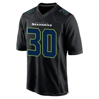 Cam Akers Men's Seattle Seahawks Nike Carbon Fashion Jersey - Game Black