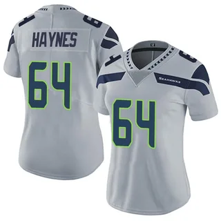 Christian Haynes Women's Seattle Seahawks Nike Alternate Vapor Untouchable Jersey - Limited Gray