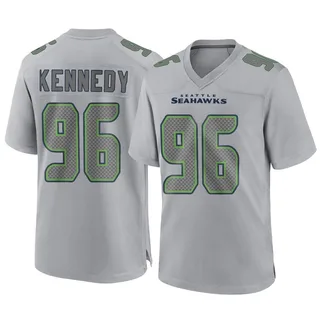Cortez Kennedy Men's Seattle Seahawks Atmosphere Fashion Jersey - Game Gray