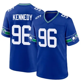 Cortez Kennedy Men's Seattle Seahawks Throwback Jersey - Game Royal