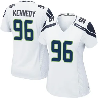 Cortez Kennedy Women's Seattle Seahawks Nike Jersey - Game White