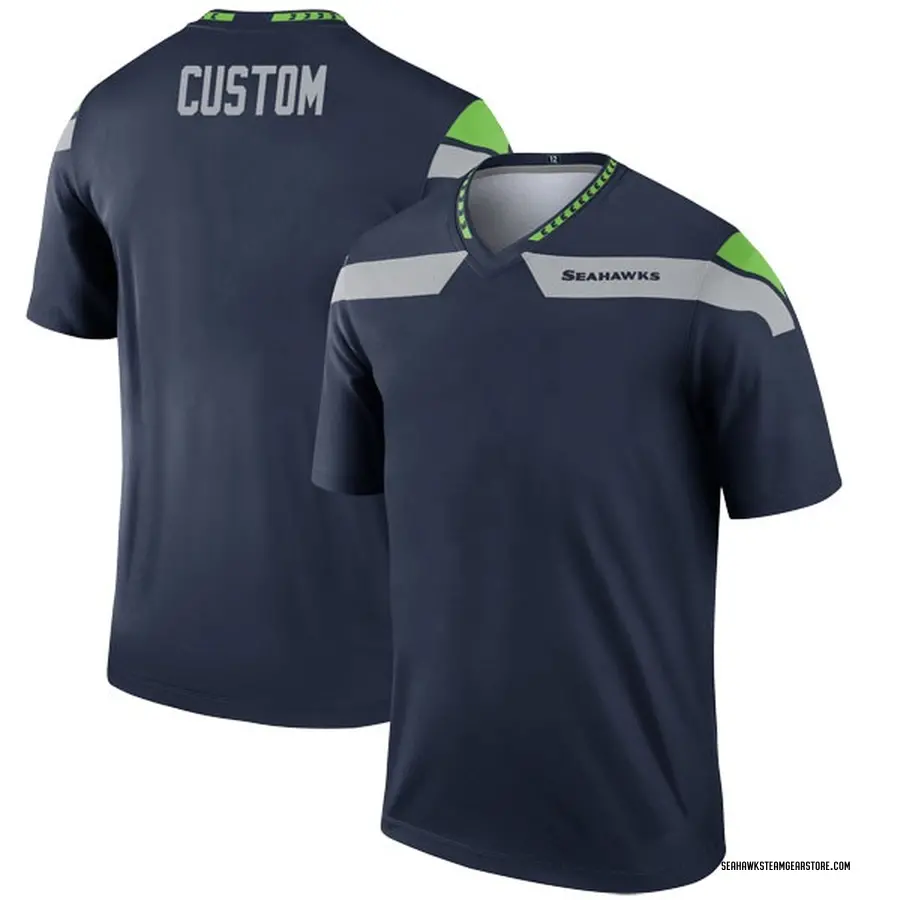 custom seahawks color rush jersey