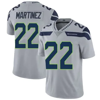 Damien Martinez Men's Seattle Seahawks Nike Alternate Vapor Untouchable Jersey - Limited Gray