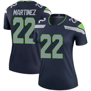 Damien Martinez Women's Seattle Seahawks Nike Jersey - Legend Navy