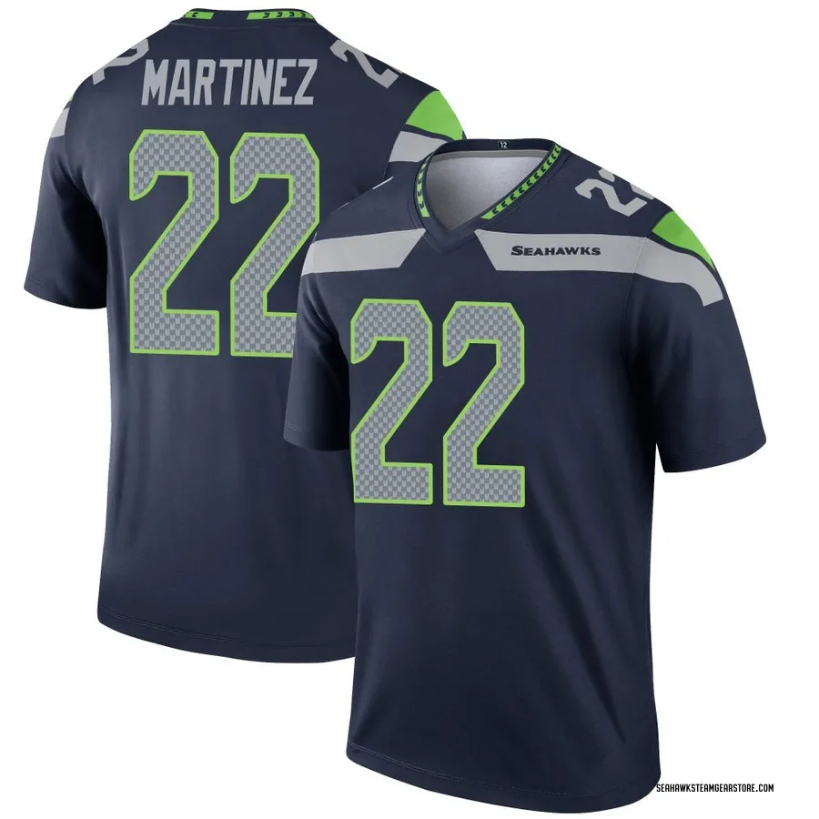 Damien Martinez Youth Seattle Seahawks Nike Jersey - Legend Navy