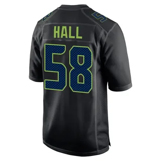 Derick Hall Men's Seattle Seahawks Nike Carbon Fashion Jersey - Game Black