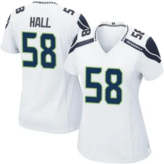 Derick Hall Women's Seattle Seahawks Nike Jersey - Game White