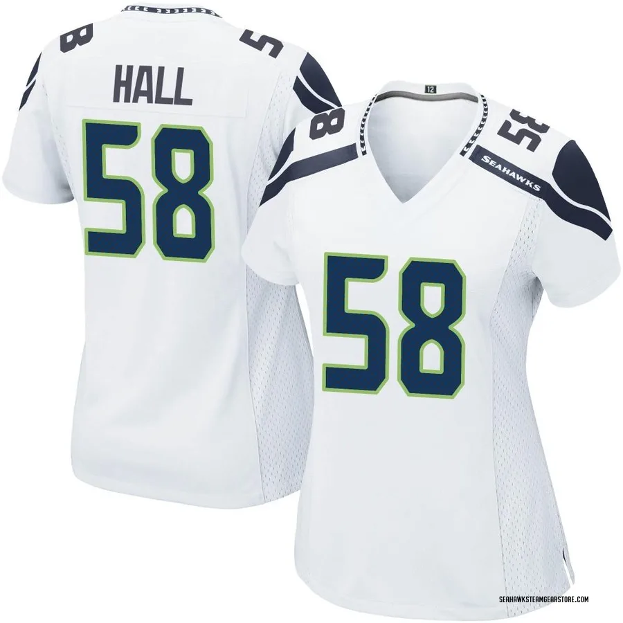 Derick Hall Women's Seattle Seahawks Nike Jersey - Game White
