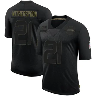 Devon Witherspoon Men's Seattle Seahawks Nike 2020 Salute To Service Jersey - Limited Black