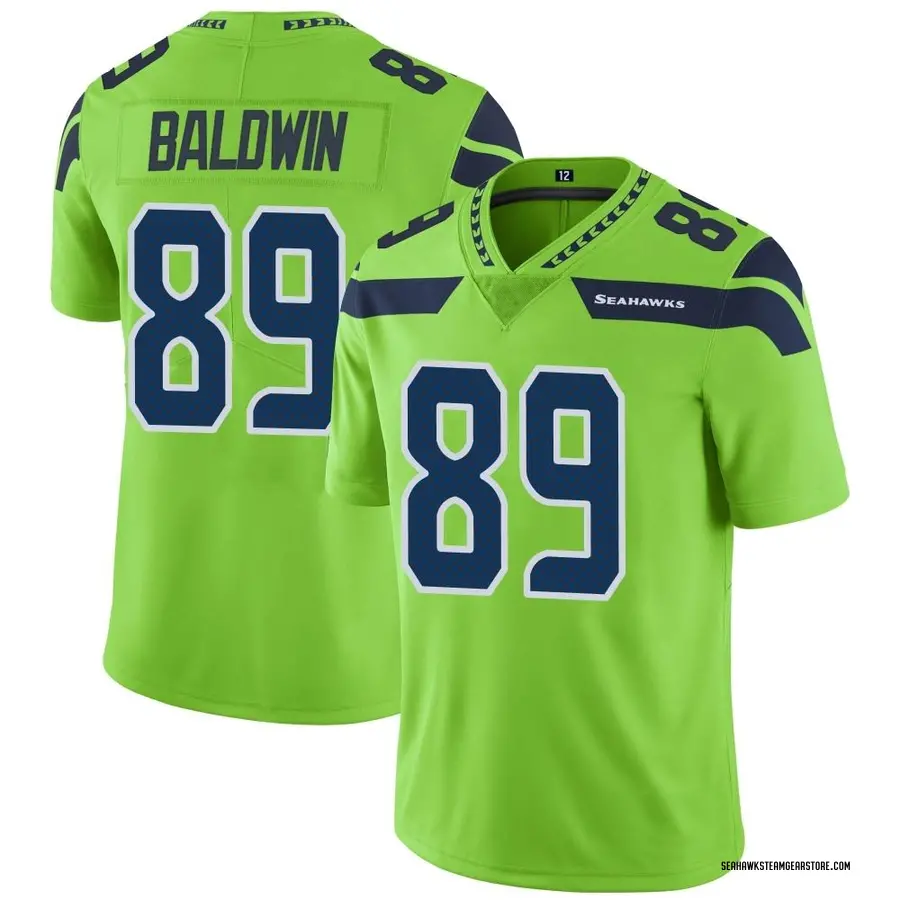 Doug Baldwin Youth Seattle Seahawks Nike Color Rush Neon Jersey - Limited Green