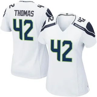 Drake Thomas Women's Seattle Seahawks Nike Jersey - Game White