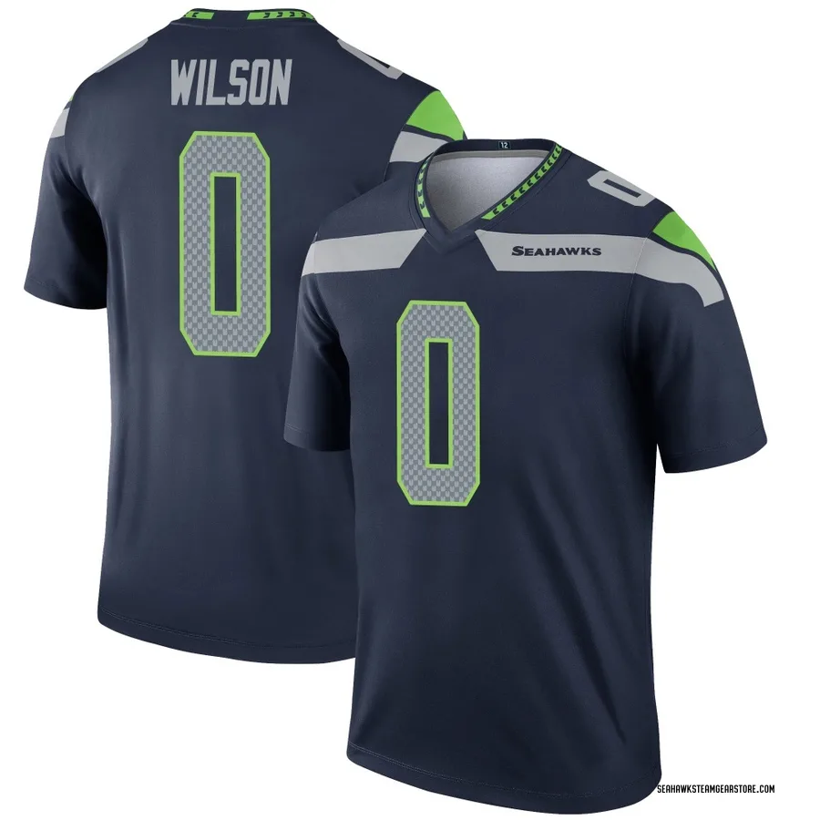 Emanuel Wilson Men's Seattle Seahawks Nike Jersey - Legend Navy