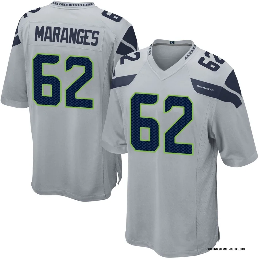 Federico Maranges Men's Seattle Seahawks Nike Alternate Jersey - Game Gray