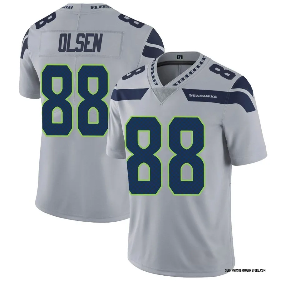 Greg Olsen Men's Seattle Seahawks Nike Alternate Vapor Untouchable Jersey - Limited Gray