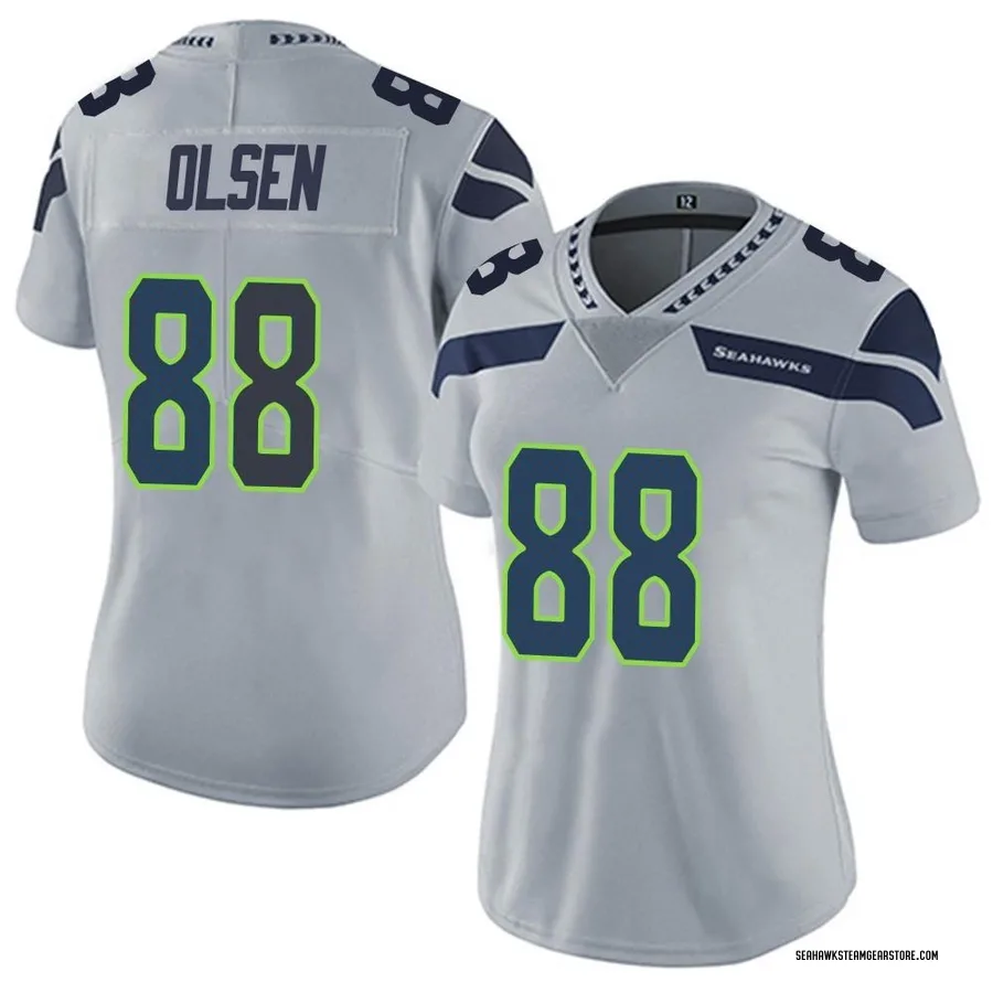Greg Olsen Women's Seattle Seahawks Nike Alternate Vapor Untouchable Jersey - Limited Gray