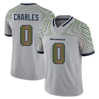 Irvin Charles Men's Seattle Seahawks Nike Wolf 2025 Rivalries Collection Jersey - Limited Gray