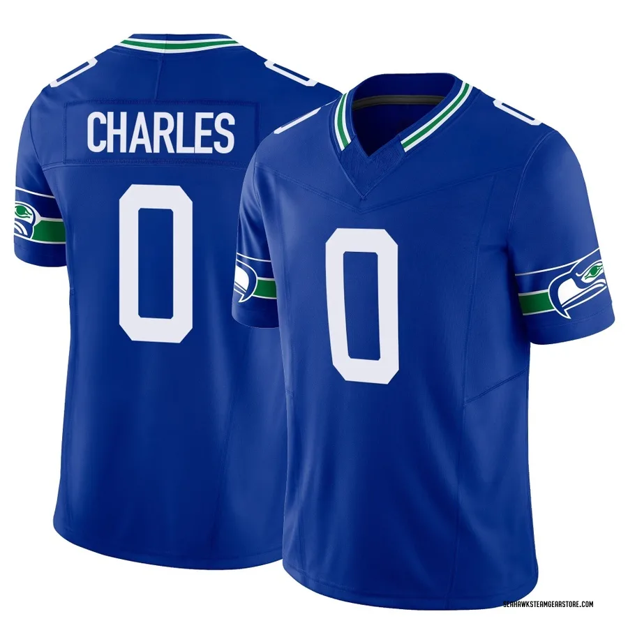 Irvin Charles Youth Seattle Seahawks Nike Throwback Vapor F.U.S.E. Jersey - Limited Royal
