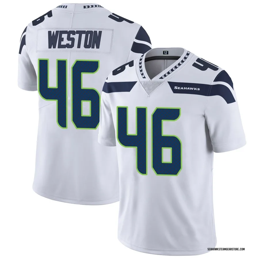 Ja'Markis Weston Men's Seattle Seahawks Nike Vapor Untouchable Jersey - Limited White