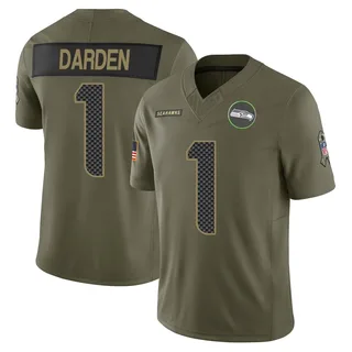 Jaelon Darden Men's Seattle Seahawks 2025 Salute to Service Jersey - Limited Olive