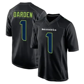 Jaelon Darden Men's Seattle Seahawks Carbon Fashion Jersey - Game Black