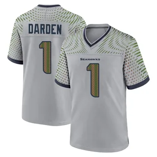 Jaelon Darden Men's Seattle Seahawks Wolf 2025 Rivalries Collection Jersey - Game Gray
