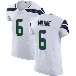 Jalen Milroe Men's Seattle Seahawks Nike Vapor Untouchable Jersey - Elite White