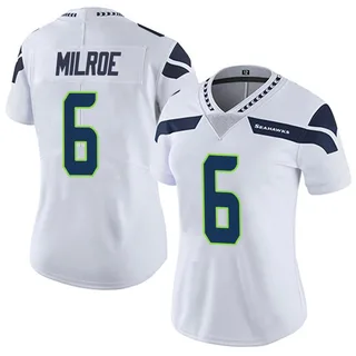 Jalen Milroe Women's Seattle Seahawks Nike Vapor Untouchable Jersey - Limited White