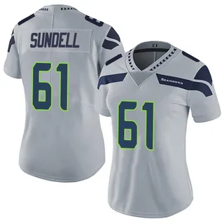 Jalen Sundell Women's Seattle Seahawks Nike Alternate Vapor Untouchable Jersey - Limited Gray