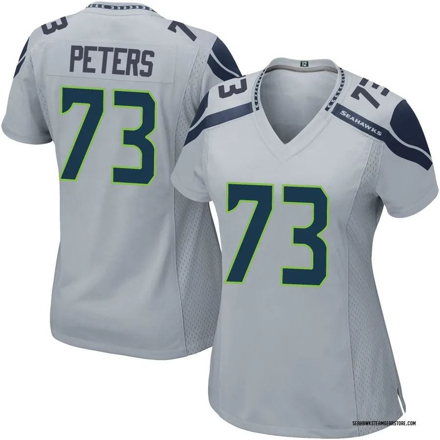 Jason Peters Women's Seattle Seahawks Nike Alternate Jersey - Game Gray